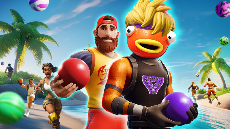Dude Perfect Dodgeball game artwork
